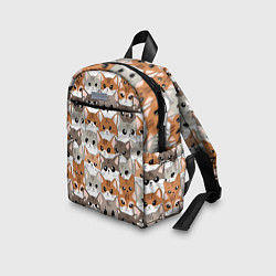 Детский рюкзак Паттерн милые котики, цвет: 3D-принт — фото 2