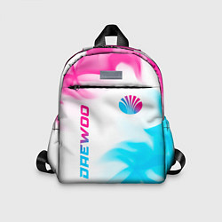 Детский рюкзак Daewoo neon gradient style: надпись, символ, цвет: 3D-принт