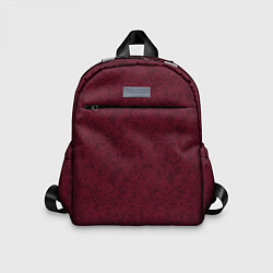 Детский рюкзак Текстура тёмно-красный