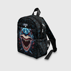 Детский рюкзак Evil shark, цвет: 3D-принт — фото 2