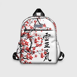 Детский рюкзак Цветущее дерево сакуры, цвет: 3D-принт