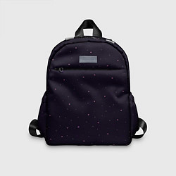 Детский рюкзак Абстракция ночь тёмно-фиолетовый, цвет: 3D-принт
