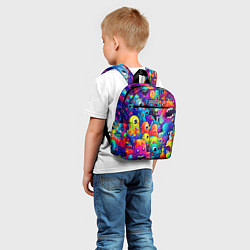 Детский рюкзак Кислотный трип, цвет: 3D-принт — фото 2