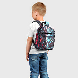 Детский рюкзак Киберпанк энерго сердце, цвет: 3D-принт — фото 2