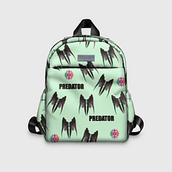 Детский рюкзак Хищник - логотип, цвет: 3D-принт