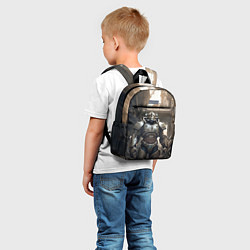 Детский рюкзак Солдат в силовой броне, цвет: 3D-принт — фото 2