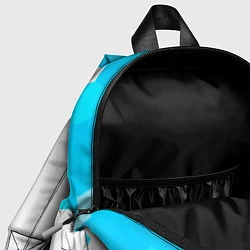 Детский рюкзак No Mans Sky neon gradient style: надпись, символ, цвет: 3D-принт — фото 2