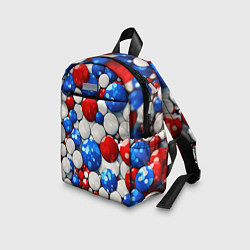Детский рюкзак Шарики в цветах флага РФ, цвет: 3D-принт — фото 2