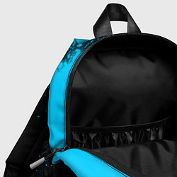 Детский рюкзак Portal - neon gradient: надпись, символ, цвет: 3D-принт — фото 2