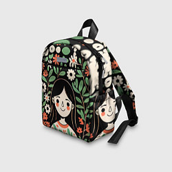 Детский рюкзак Девочка в цветах - Бохо, цвет: 3D-принт — фото 2