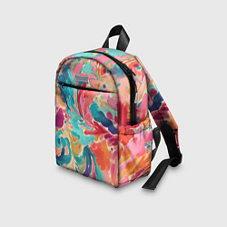 Детский рюкзак Акварельная абстракция, цвет: 3D-принт — фото 2