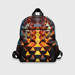 Детский рюкзак Объемные кубы полигон, цвет: 3D-принт