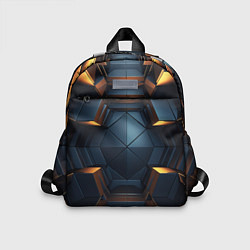 Детский рюкзак Объемные полигоны, цвет: 3D-принт