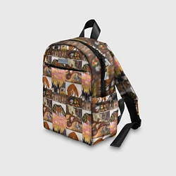 Детский рюкзак Коллаж из рисунков с лисой, цвет: 3D-принт — фото 2