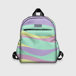 Детский рюкзак Абстракция из цветных разводов, цвет: 3D-принт