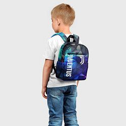 Детский рюкзак Juventus logo blue, цвет: 3D-принт — фото 2