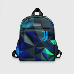 Детский рюкзак Juventus blue abstract logo, цвет: 3D-принт