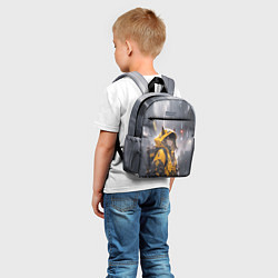 Детский рюкзак Девчонка идущая в школу, цвет: 3D-принт — фото 2
