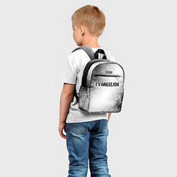 Детский рюкзак Evangelion glitch на светлом фоне: символ сверху, цвет: 3D-принт — фото 2