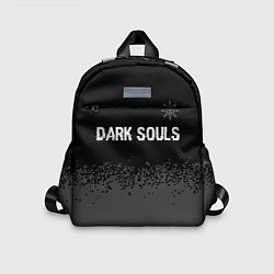 Детский рюкзак Dark Souls glitch на темном фоне: символ сверху, цвет: 3D-принт