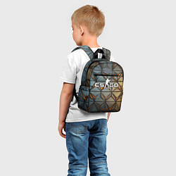 Детский рюкзак CSGO объемные плиты, цвет: 3D-принт — фото 2