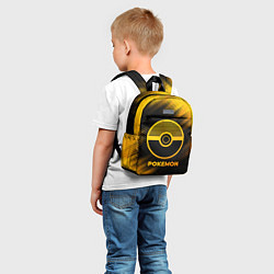 Детский рюкзак Pokemon - gold gradient, цвет: 3D-принт — фото 2