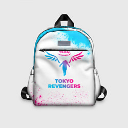 Детский рюкзак Tokyo Revengers neon gradient style, цвет: 3D-принт