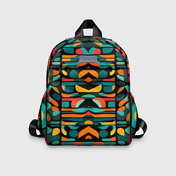 Детский рюкзак Абстрактный красочный паттерн - мода, цвет: 3D-принт