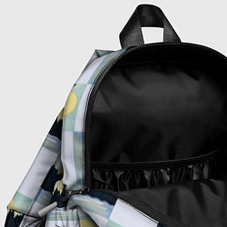 Детский рюкзак Пейзаж горы и солнце, цвет: 3D-принт — фото 2