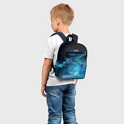 Детский рюкзак Зимний ледяной дракон, цвет: 3D-принт — фото 2