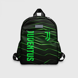 Детский рюкзак Juventus 2 green logo, цвет: 3D-принт