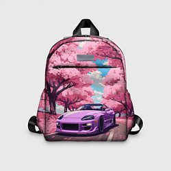 Детский рюкзак Тойота супра и сакура, цвет: 3D-принт