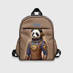 Детский рюкзак Крутой панда в стиле стимпанк - нейросеть