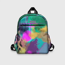 Детский рюкзак Пятна краски и леопардовая шкура абстракция