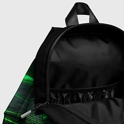 Детский рюкзак CSGO neon green logo, цвет: 3D-принт — фото 2