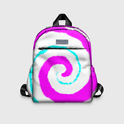 Детский рюкзак Тай-дай розовый, цвет: 3D-принт