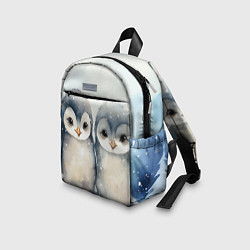 Детский рюкзак Милые пингвины акварель, цвет: 3D-принт — фото 2