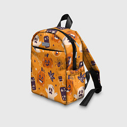 Детский рюкзак Хэллоуин - тыквы и приведенья, цвет: 3D-принт — фото 2