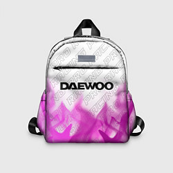 Детский рюкзак Daewoo pro racing: символ сверху, цвет: 3D-принт