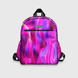 Детский рюкзак Pink blue texture, цвет: 3D-принт