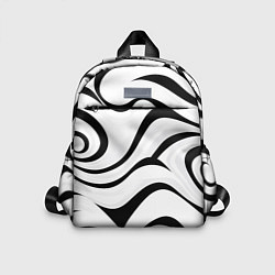 Детский рюкзак Анималистическая абстракция зебры, цвет: 3D-принт