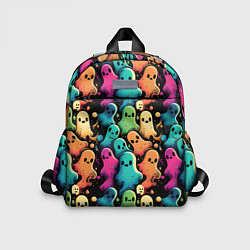 Детский рюкзак Паттерн с разноцветными приведениями