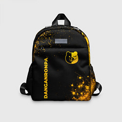 Детский рюкзак Danganronpa - gold gradient: надпись, символ, цвет: 3D-принт