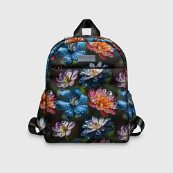 Детский рюкзак Капли на цветах