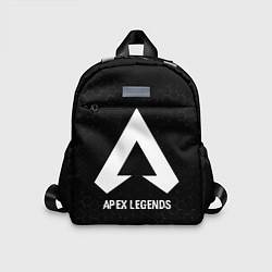 Детский рюкзак Apex Legends glitch на темном фоне, цвет: 3D-принт