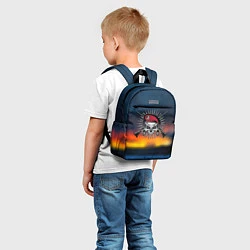 Детский рюкзак Спецназ краповый берет, цвет: 3D-принт — фото 2