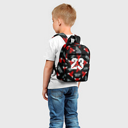 Детский рюкзак Basketball jordan logo, цвет: 3D-принт — фото 2