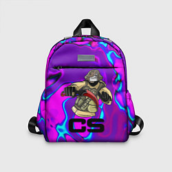 Детский рюкзак Cs go neon skin, цвет: 3D-принт