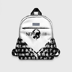 Детский рюкзак Евангелион логотип Nerv anime, цвет: 3D-принт