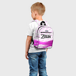 Детский рюкзак Zelda pro gaming: символ сверху, цвет: 3D-принт — фото 2